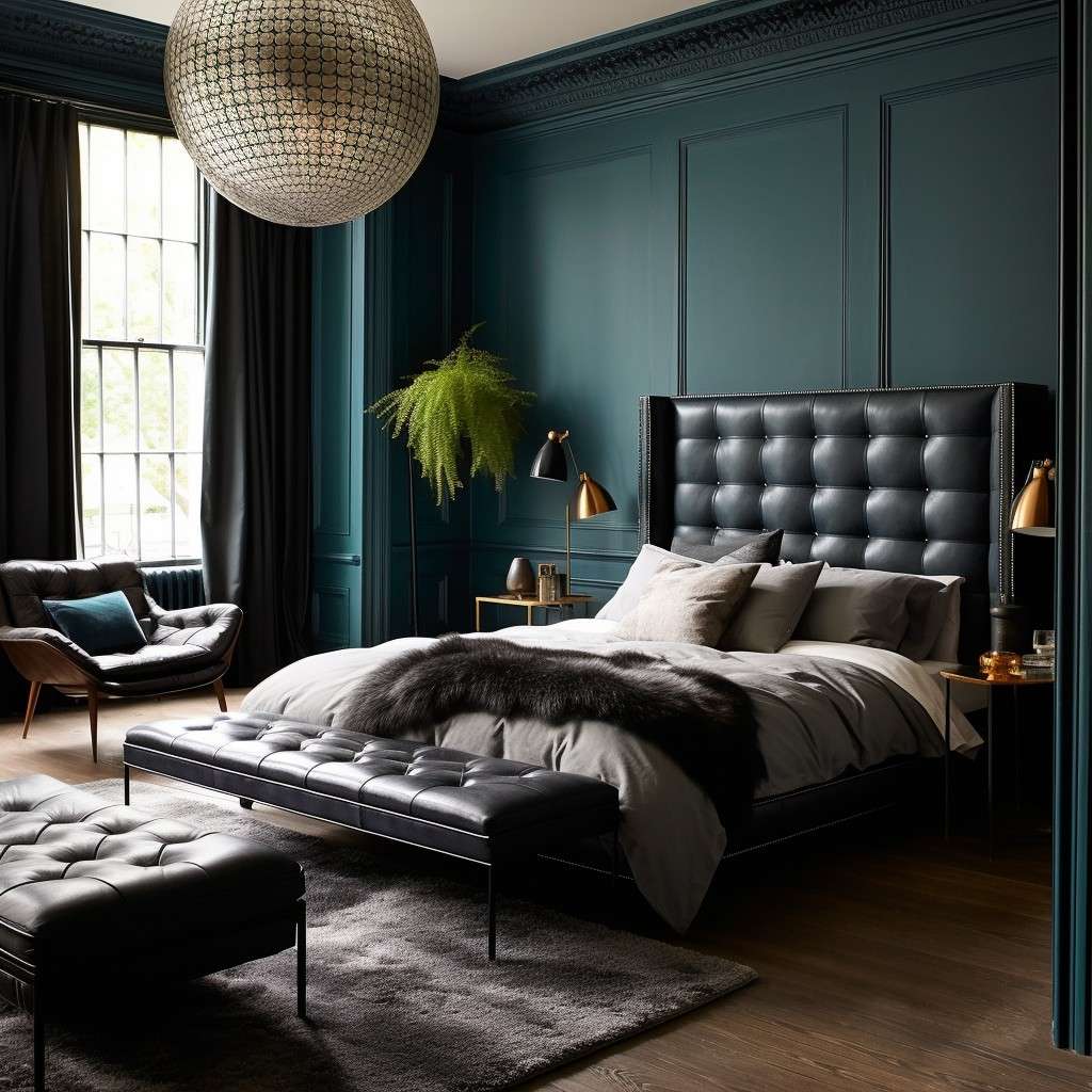 the Modern Edgy Colour Combination for Peacock Green - Slate Gray