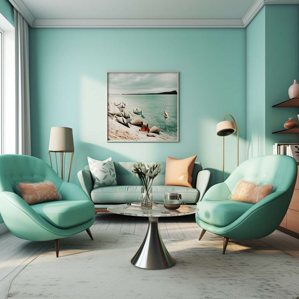 the Oceanic Colour Combination for Mint Green - Teal