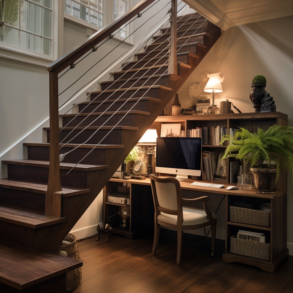Under stairs Workstation - Home Office Design