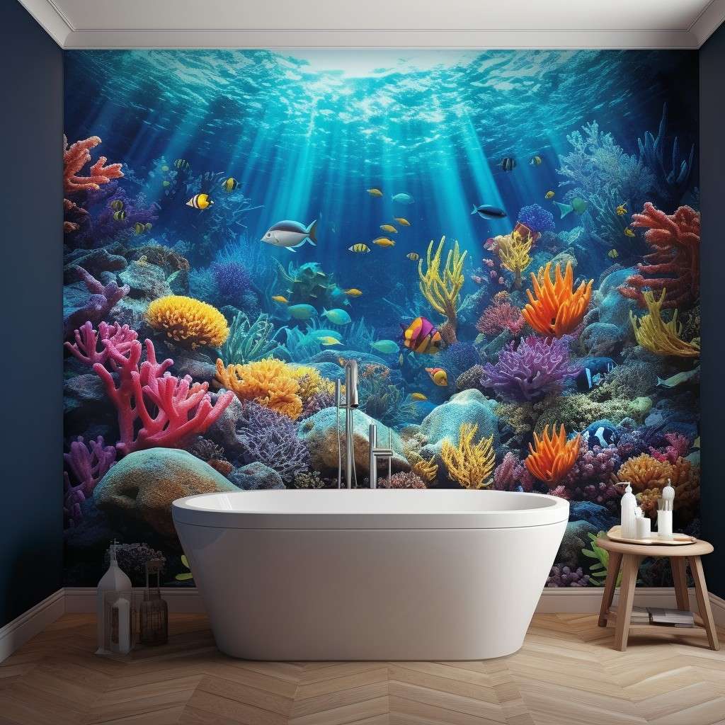 Underwater Sea Theme - Mural Painting Ideas