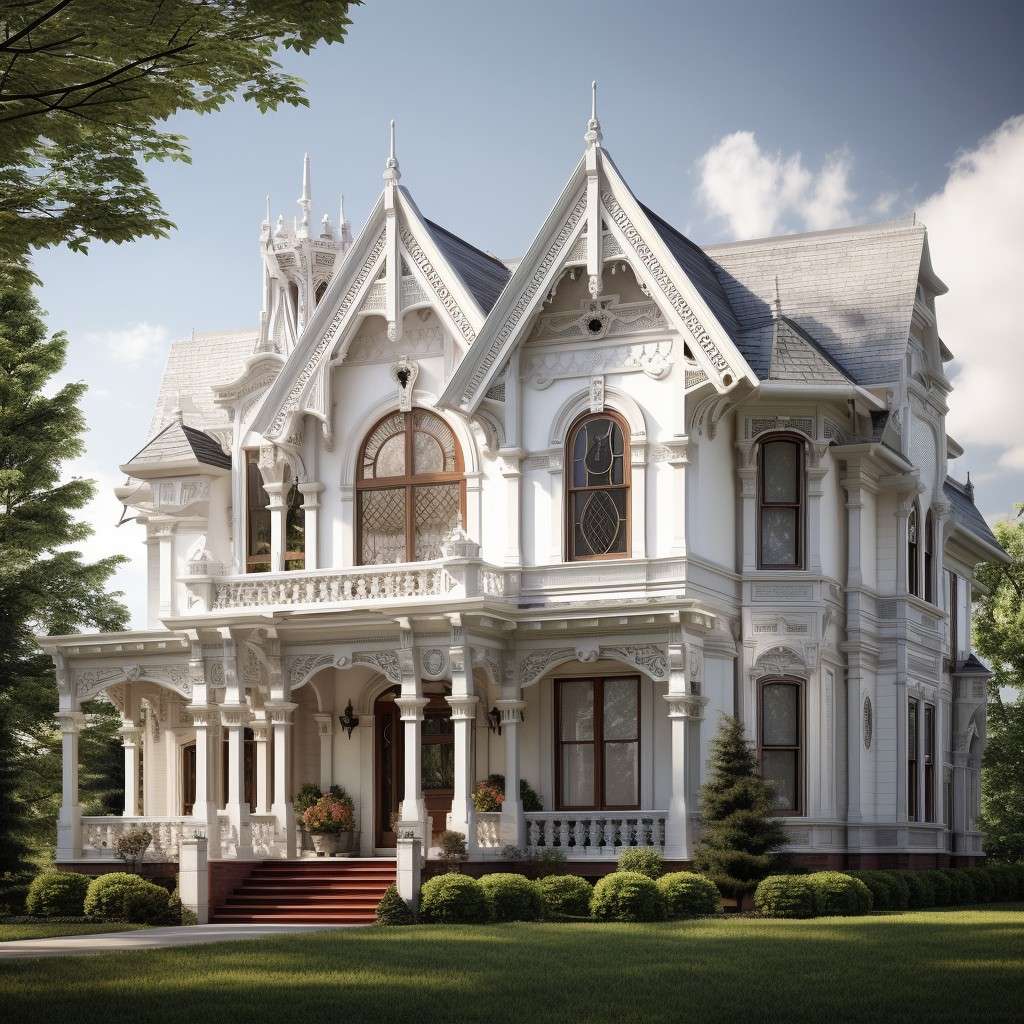Victorian Grandeur - Indian Home Exterior Design