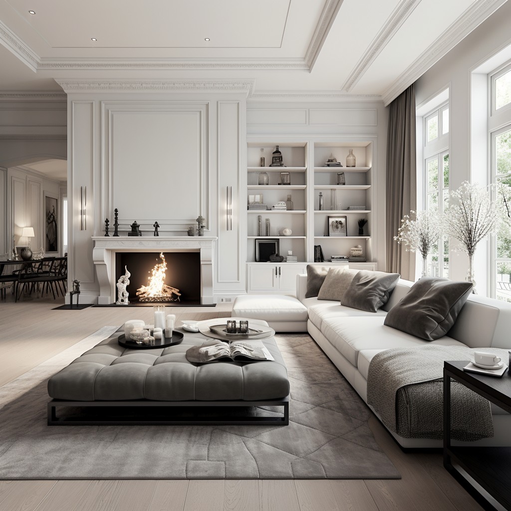 White and Grey is a Way of Modern Minimalism - Best Colour Combination With White