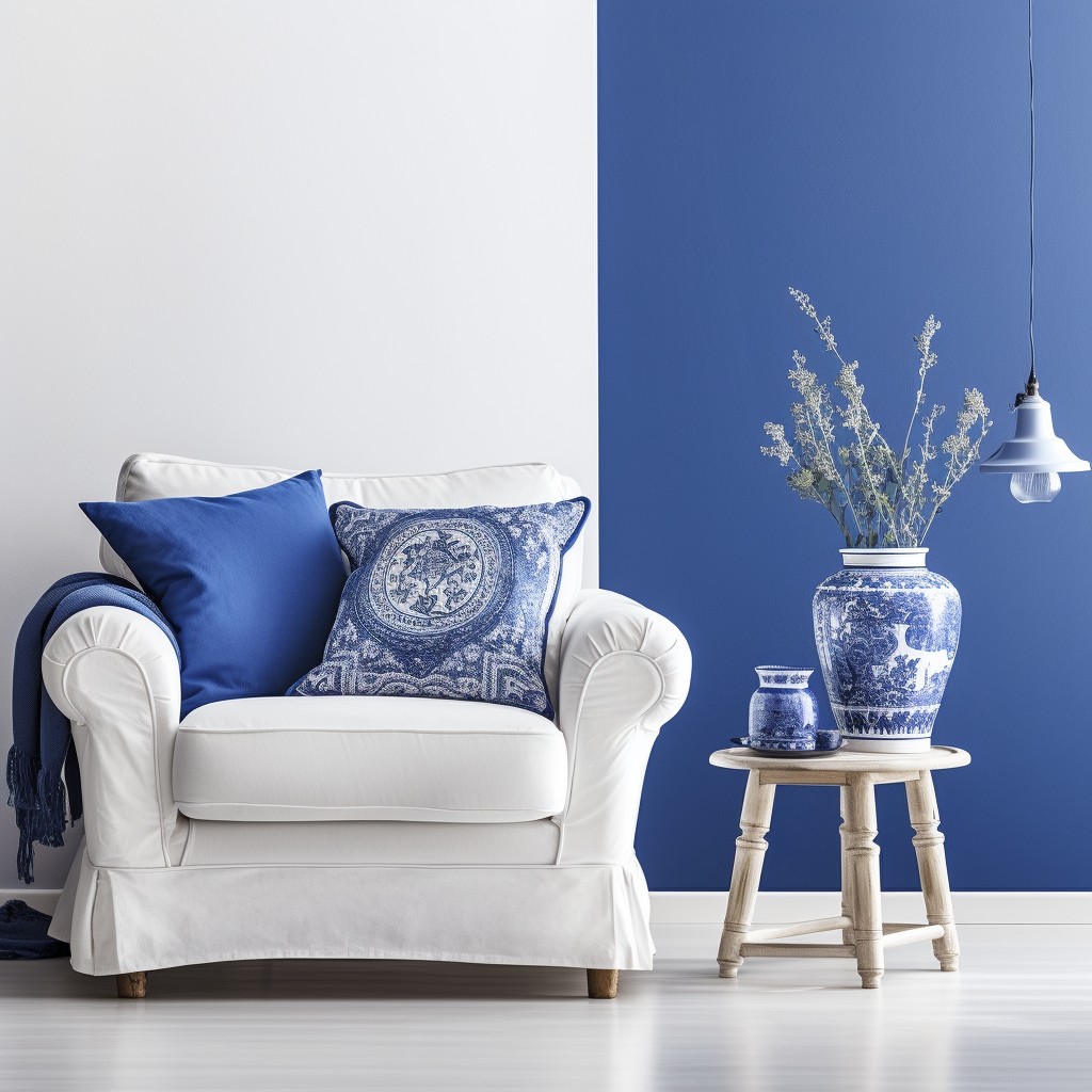 a Classic Pairing of Royal Blue Colour Scheme - White