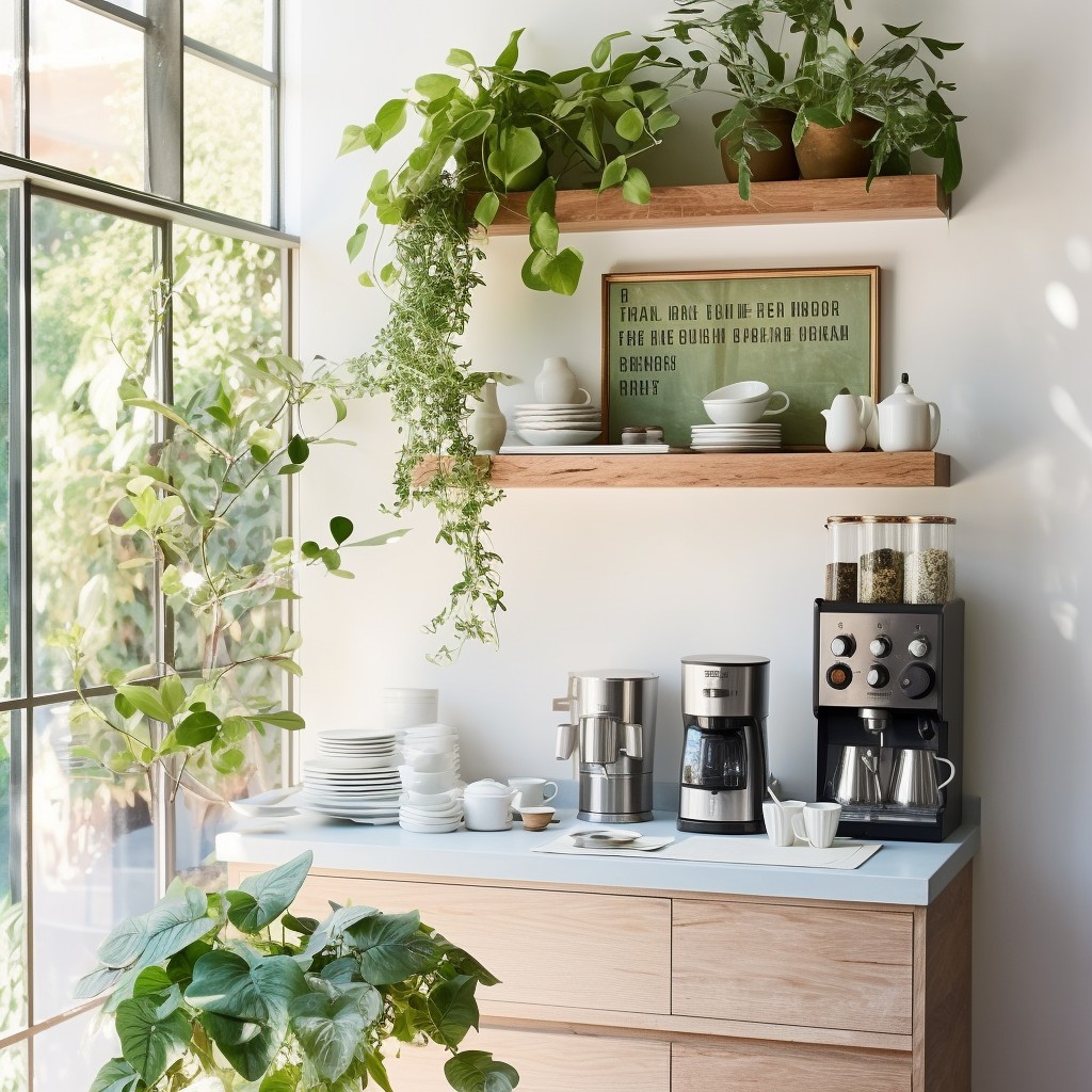 Add Gorgeous Greenery to Your Coffee Bar