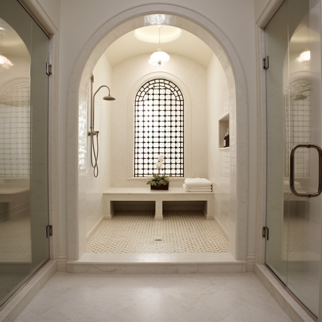 Arched Walk-In - Showers For Small Bathrooms