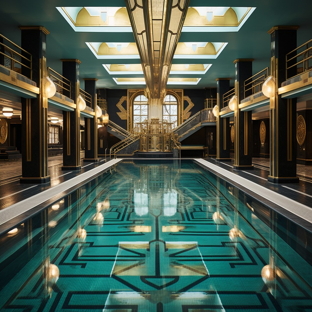 Art Deco Delight - Inside The Swimming Pool