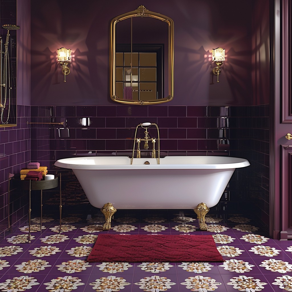 Art Deco Delights - Good Flooring For Bathroom