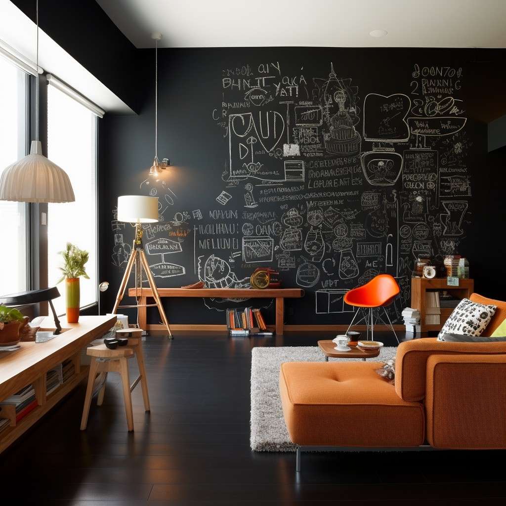 Artistic Living Spaces - Chalkboard Wall