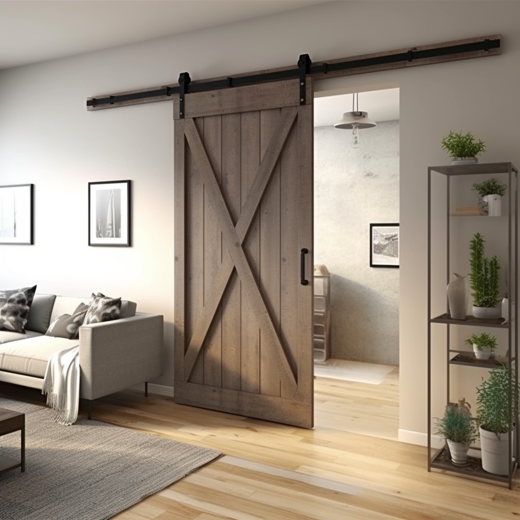 Barn Door Accents - Rustic Bedroom Ideas