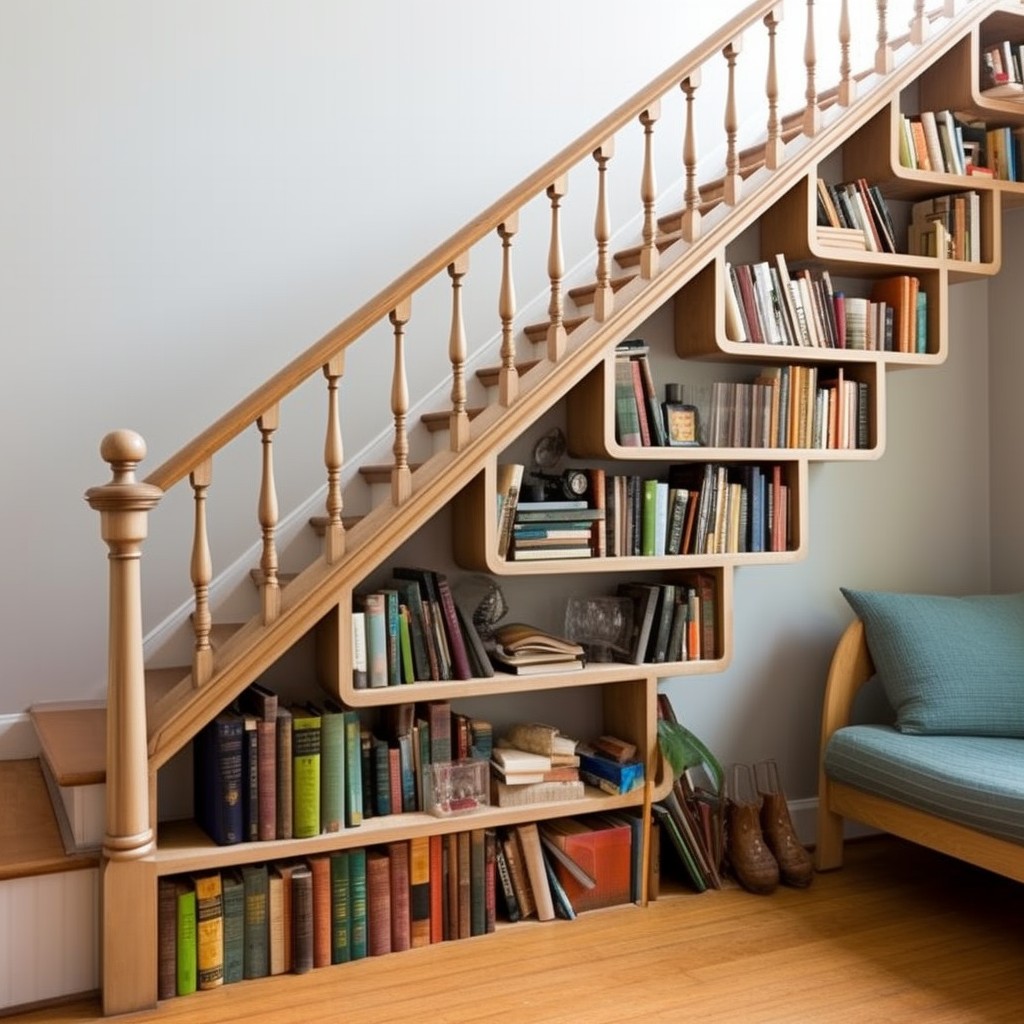 Book Lover's Dream - Best Railing Design For Stairs