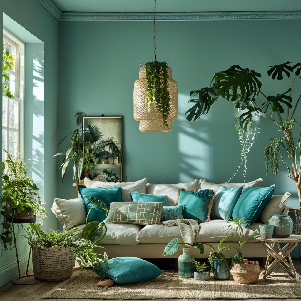 Bringing the Outdoors In - Blue And Green Combination