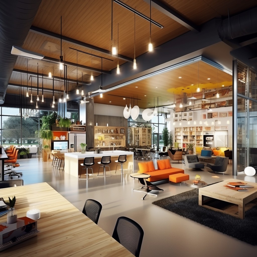 Build Connections Beyond Work with Community-Inspired Spaces - Creative Office Wall Design Ideas
