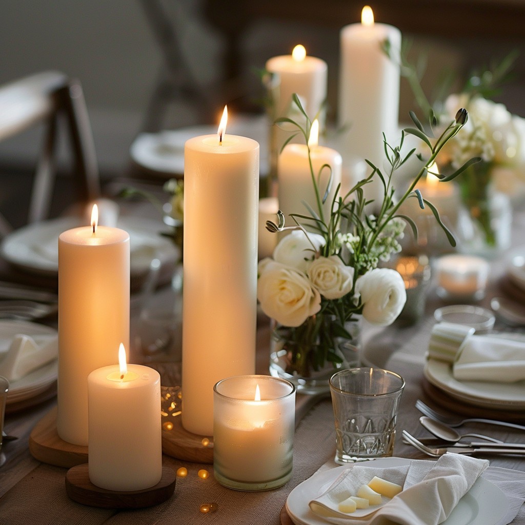 Candle Magic You Won't Forget - Dining Table Decor Ideas