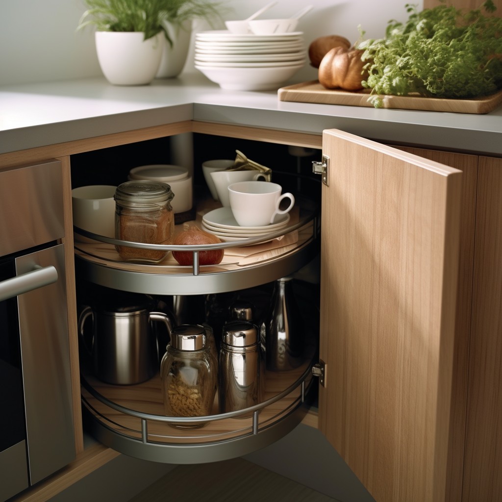 Clever Corner Cabinets How To Organise Modular Kitchen