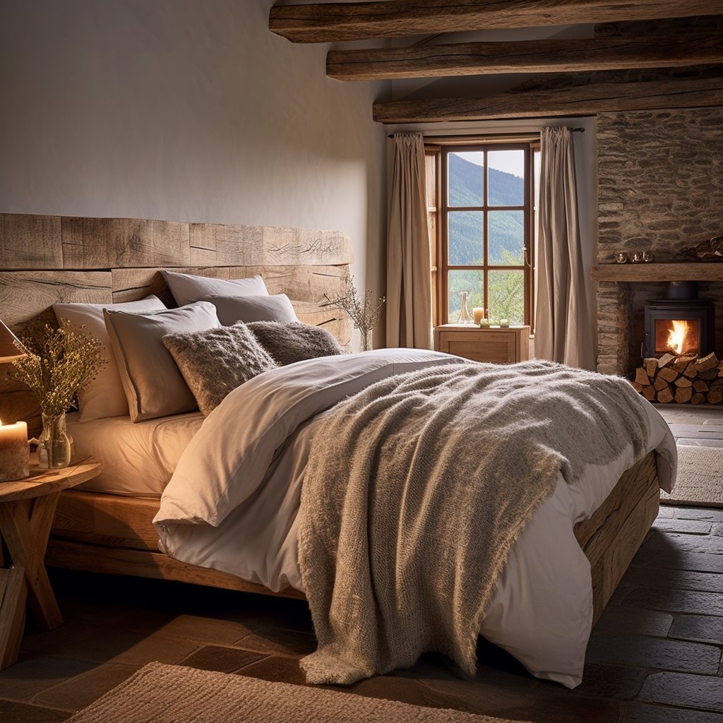 Cosy Bedroom Retreat - Modern Rustic Living Room