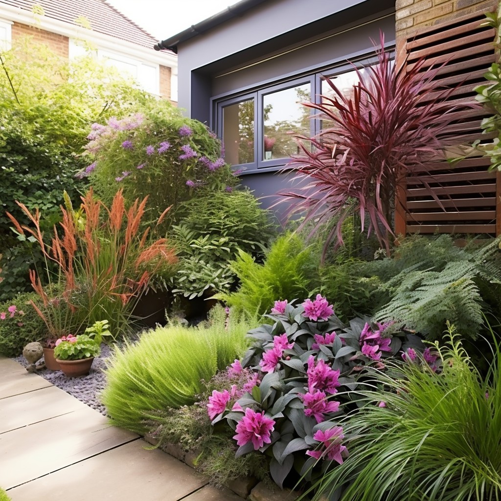 Create a Buffer - House Front Landscaping Designs