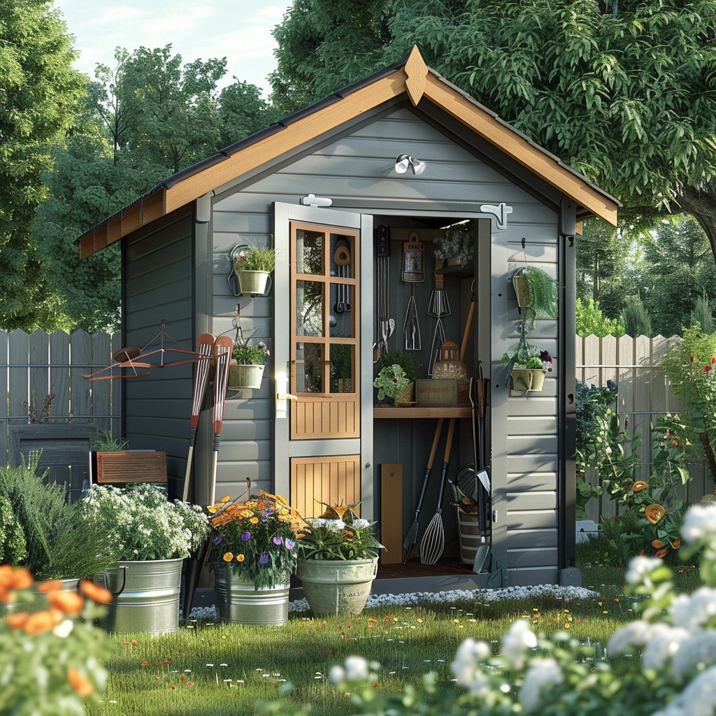 Create an Outdoor Shed - Organizer For Home