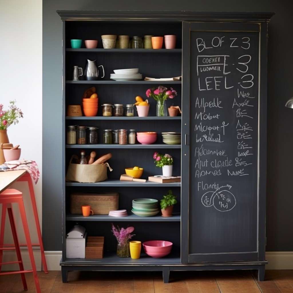 Creative Bespoke Storage Unit - Chalkboard Paint Colors