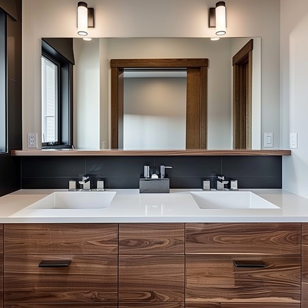 Dual Sink Vanity - Modern Bathroom Decor