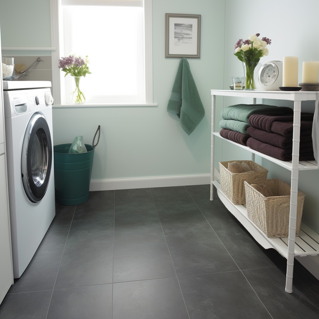 Durable and Practical Flooring Options  Small Laundry Room Sink Ideas