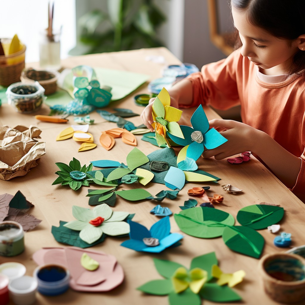 Eco-Friendly Crafting Corner - Childrens Playroom