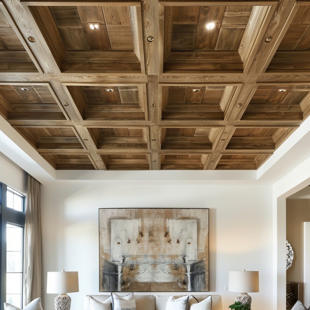 Eco-Friendly Materials for Your Contemporary Coffered Ceiling
