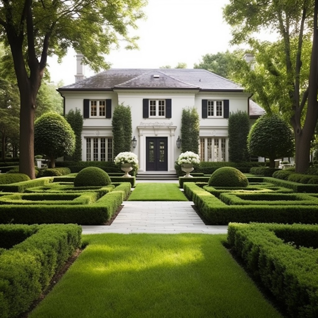 Elegant European - Garden Ideas For Front Of House