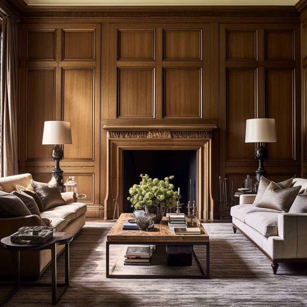 Elegant Wood Panelling - Traditional Interior Style