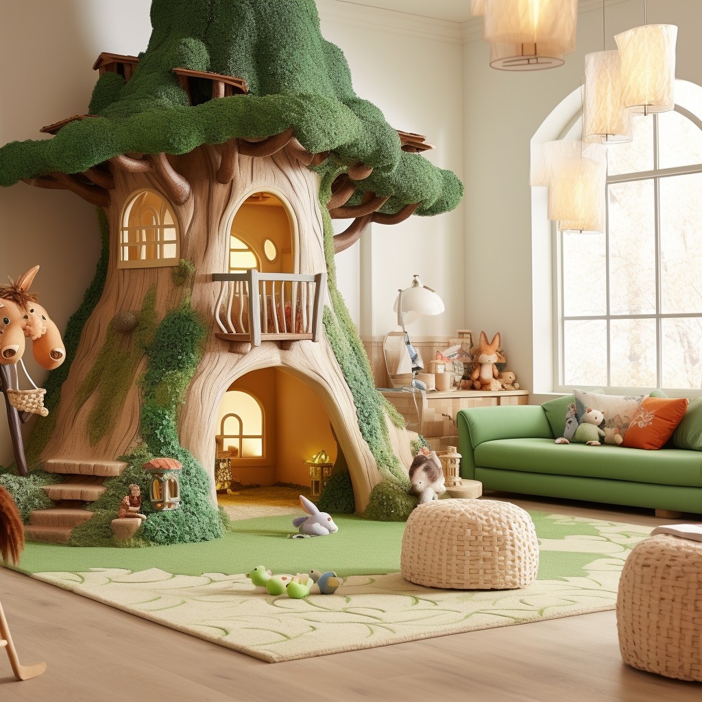 Enchanted Forest Theme - Kids Playroom