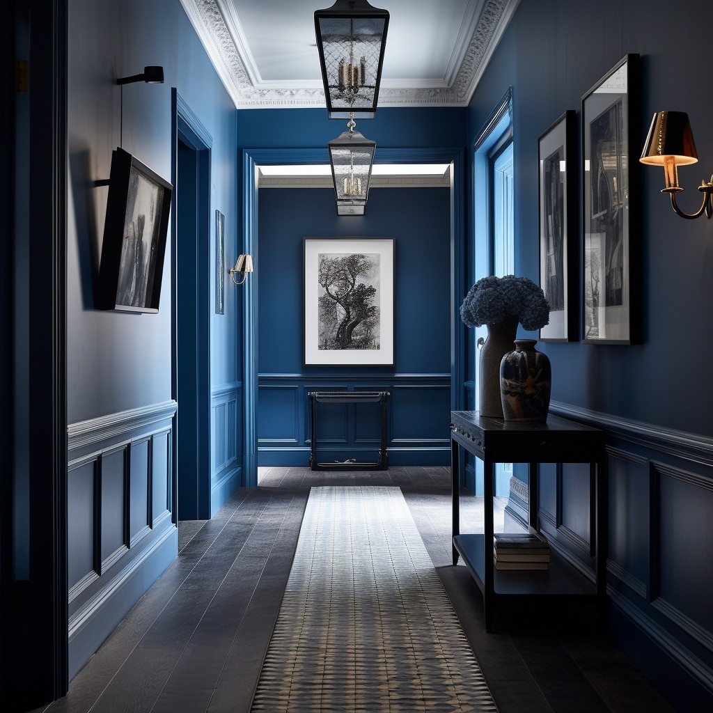 Energise Your Space with Blue and Grey Colour Palette - Indigo Blue and Fog Grey