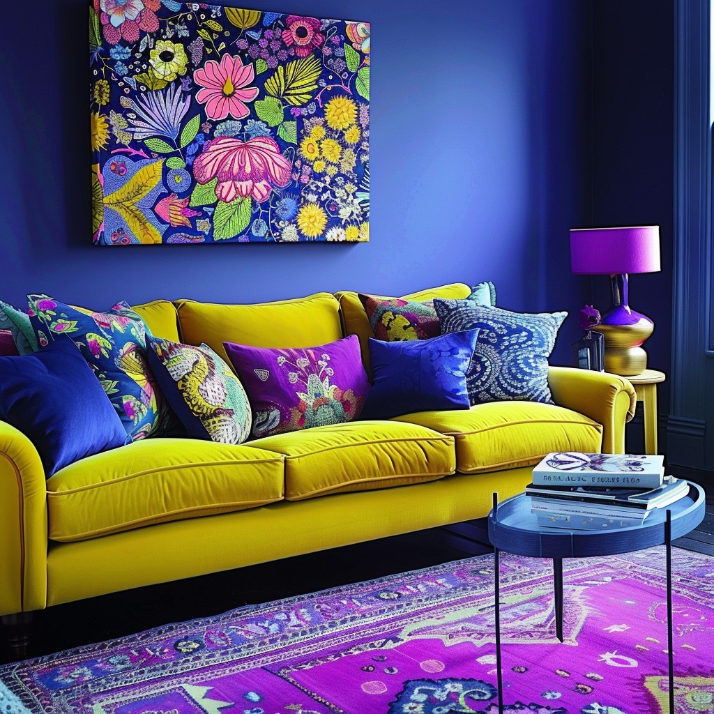 Enriching Life with Colour - Modern Drawing Room Decor