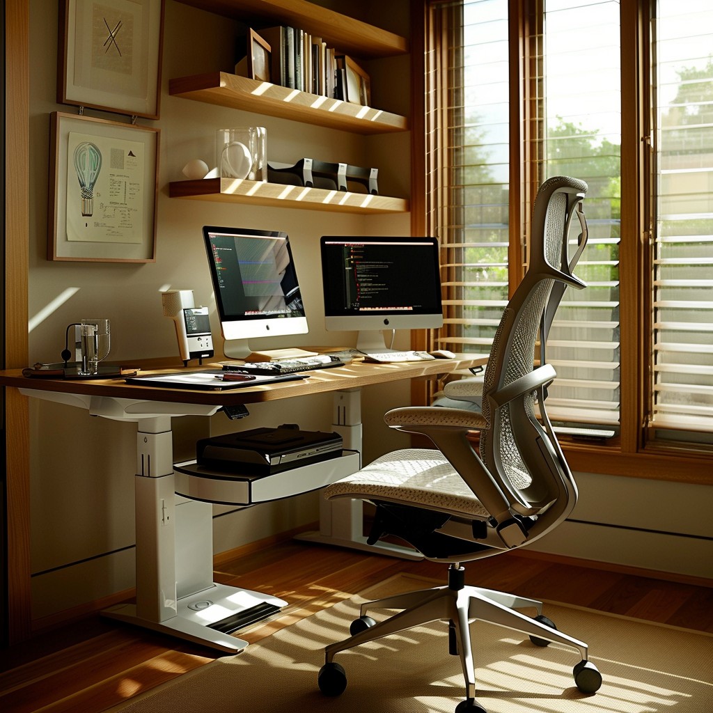 Ergonomic Chair and Desk - Home Items List