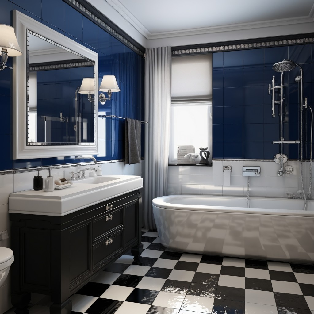 Eternal Combination with Royal Blue Color - Black