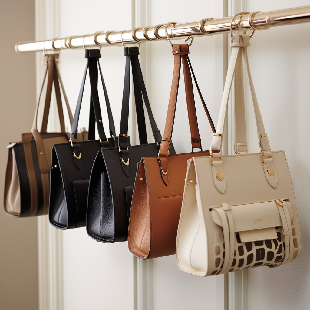 Find a Home for Each Handbag - Organization Tips For Small Closets