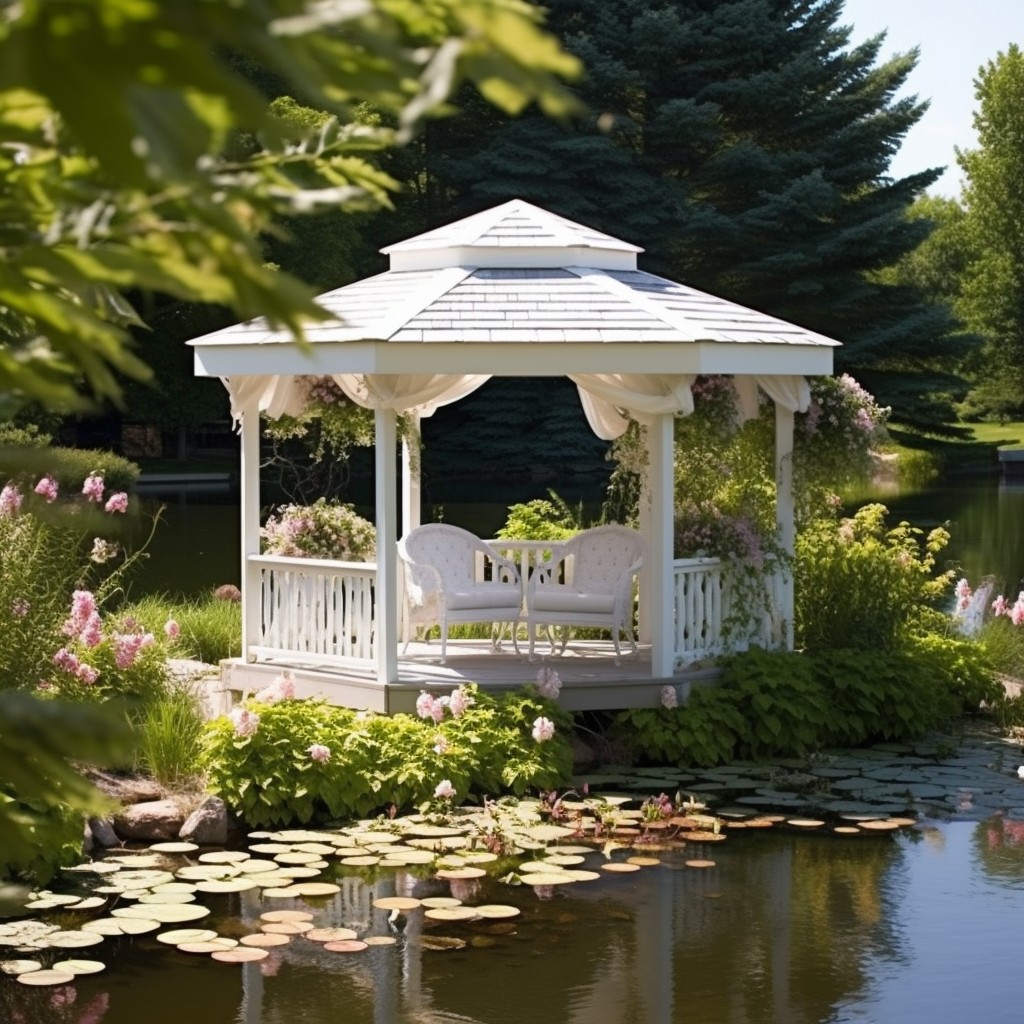 Floating Gazebo Design Ideas for Garden