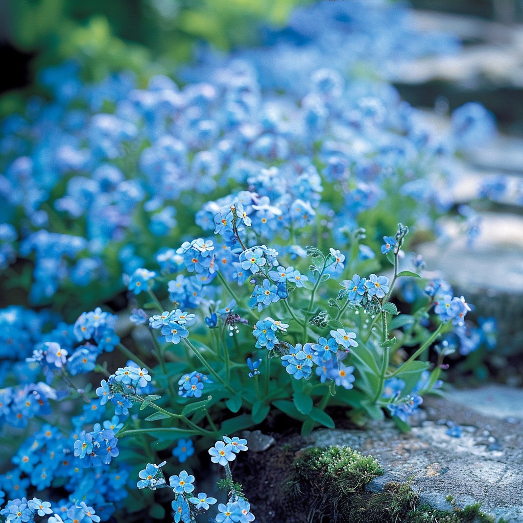 Forget Me Nots - Spring Flowering Plants