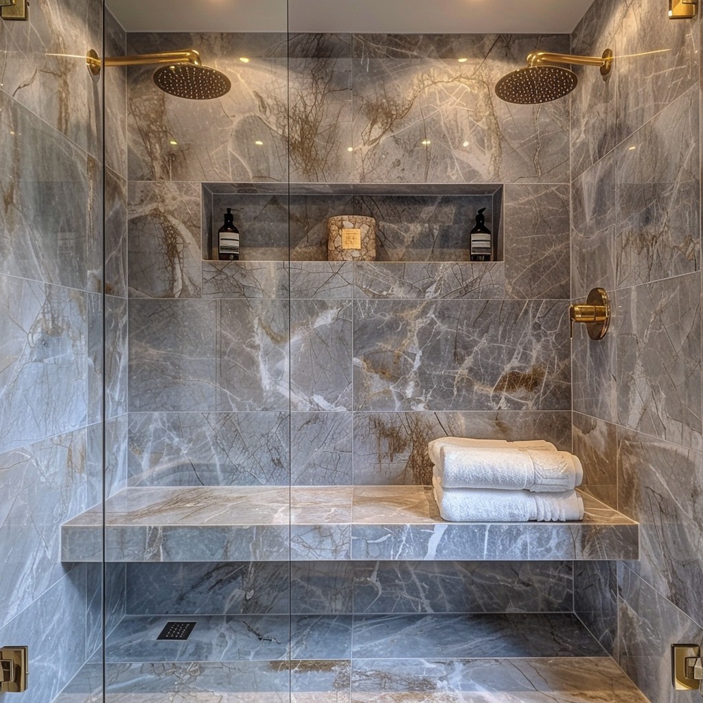 Glamorous Bathroom Shower Ideas