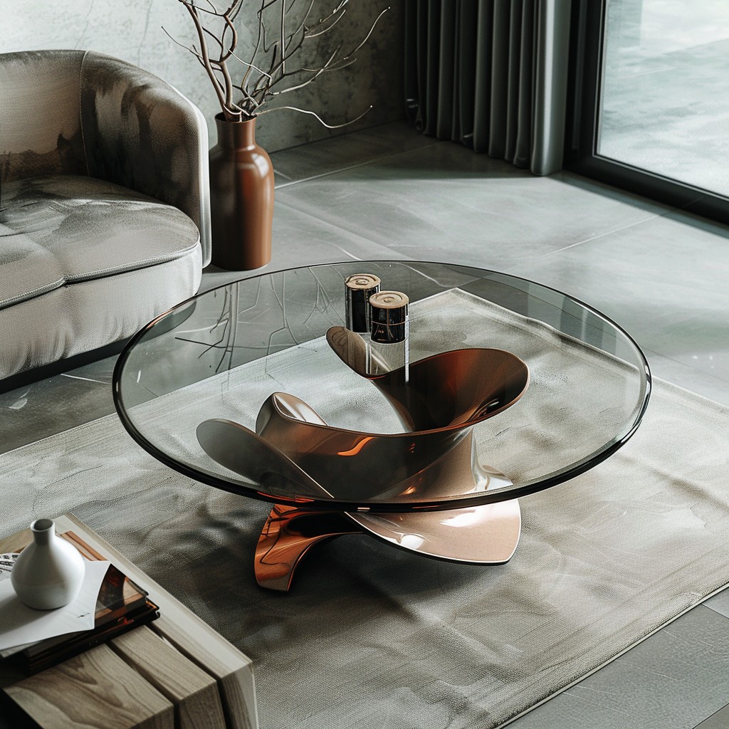 Glamorous Glass - Modern Tea Table Design