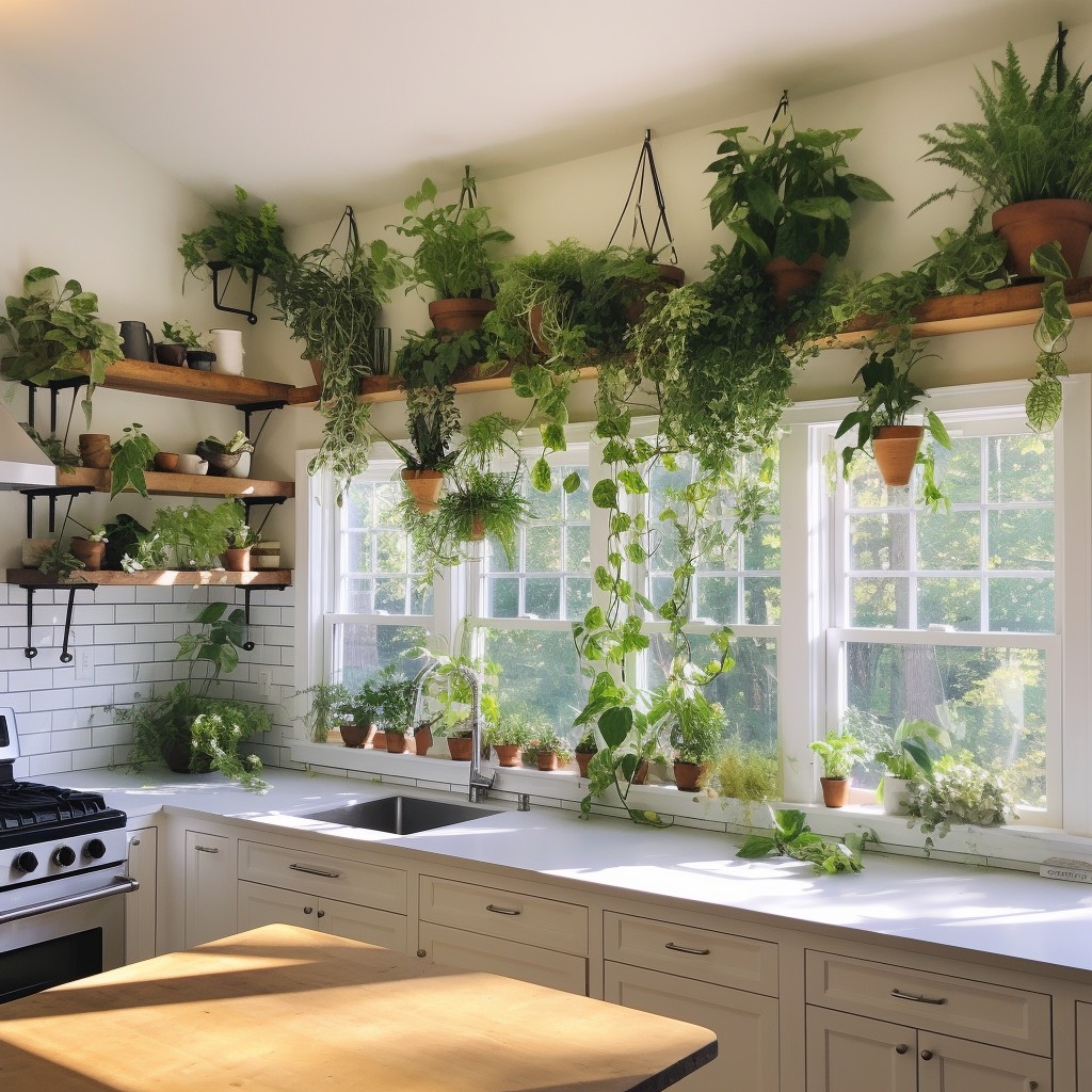 Hanging Plants for a Touch of Nature - Kitchen Wall Decor