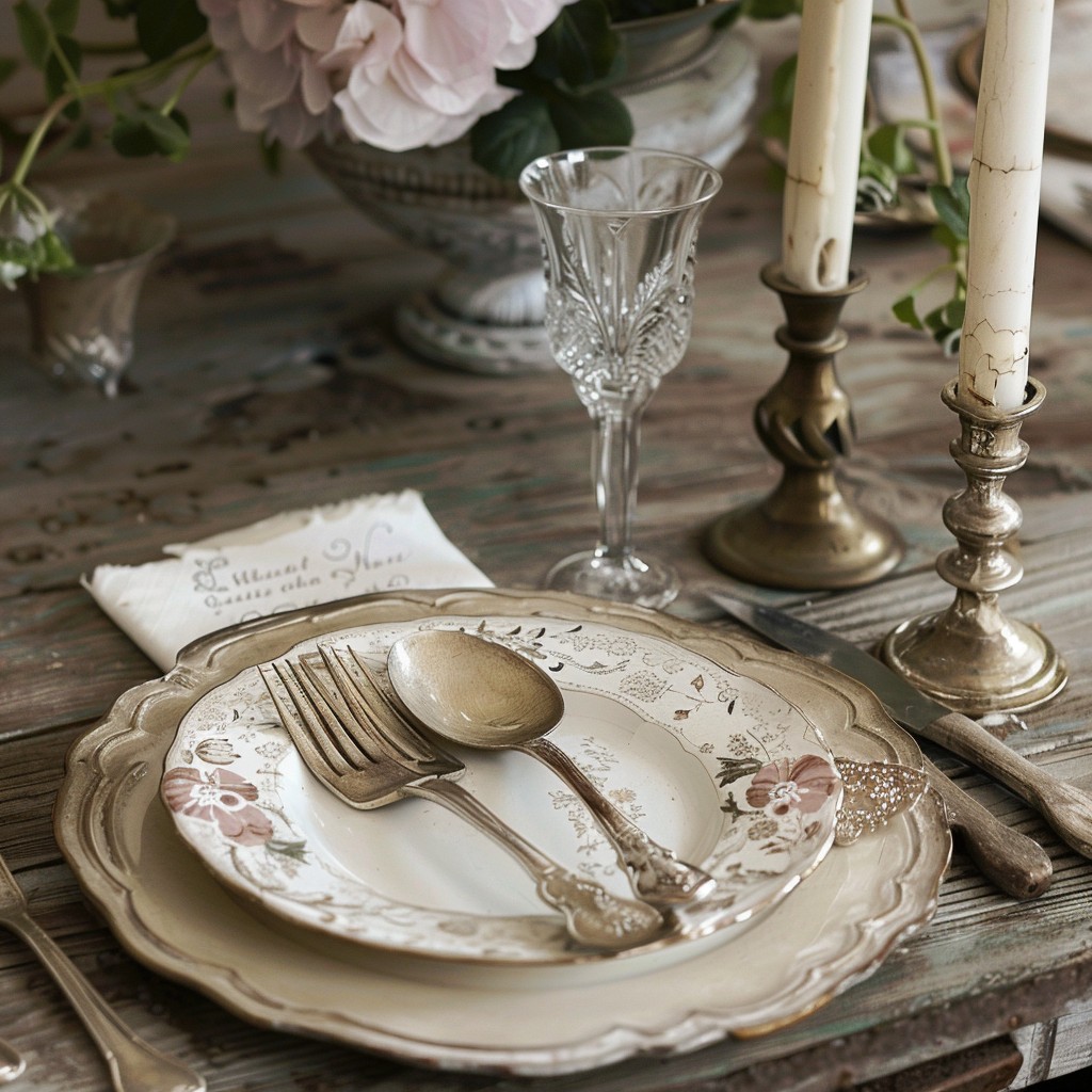 Incorporate Vintage Elements And Designs - Small Dining Table Decor