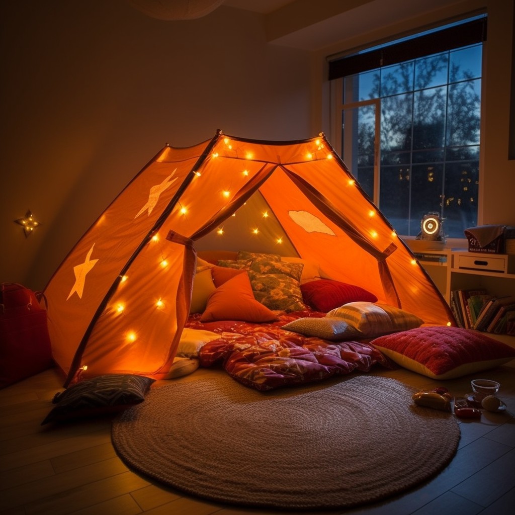 Indoor Campsite - Playroom Ideas