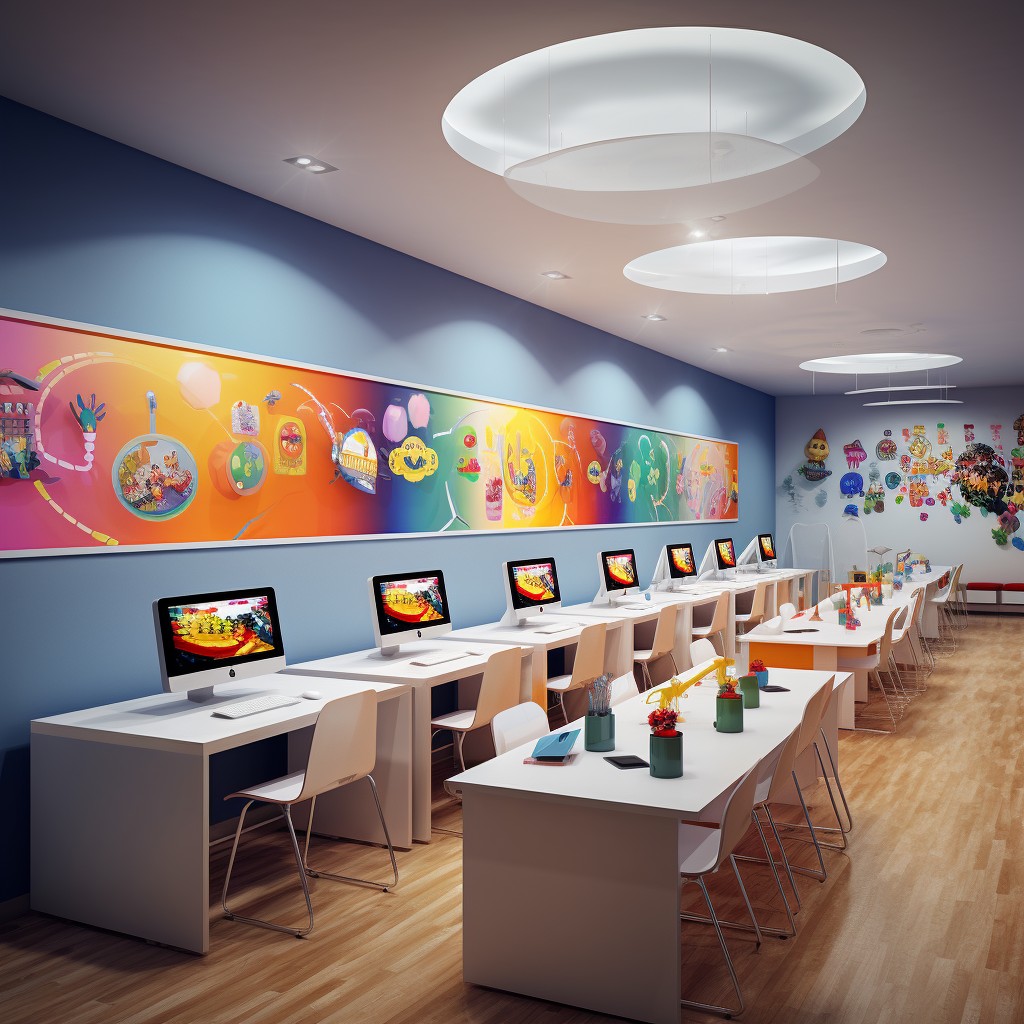 Interactive Technology Zone - Playroom Design