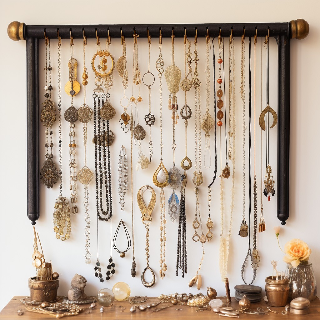 Jewellery Decor - Wardrobe Shelving Ideas