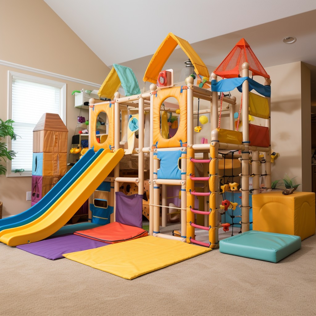 Jungle Gym Paradise - Activity Room Decorating Ideas