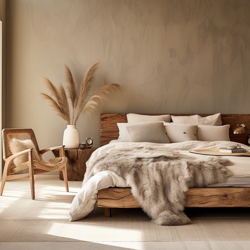 Light Colour Combination for the Bedroom - Earthy Tones