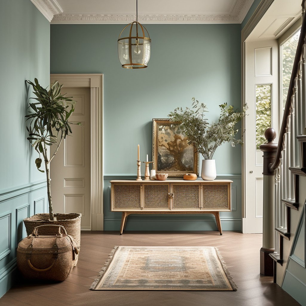 Light Colour Combination for the Hall - Tranquil Teal