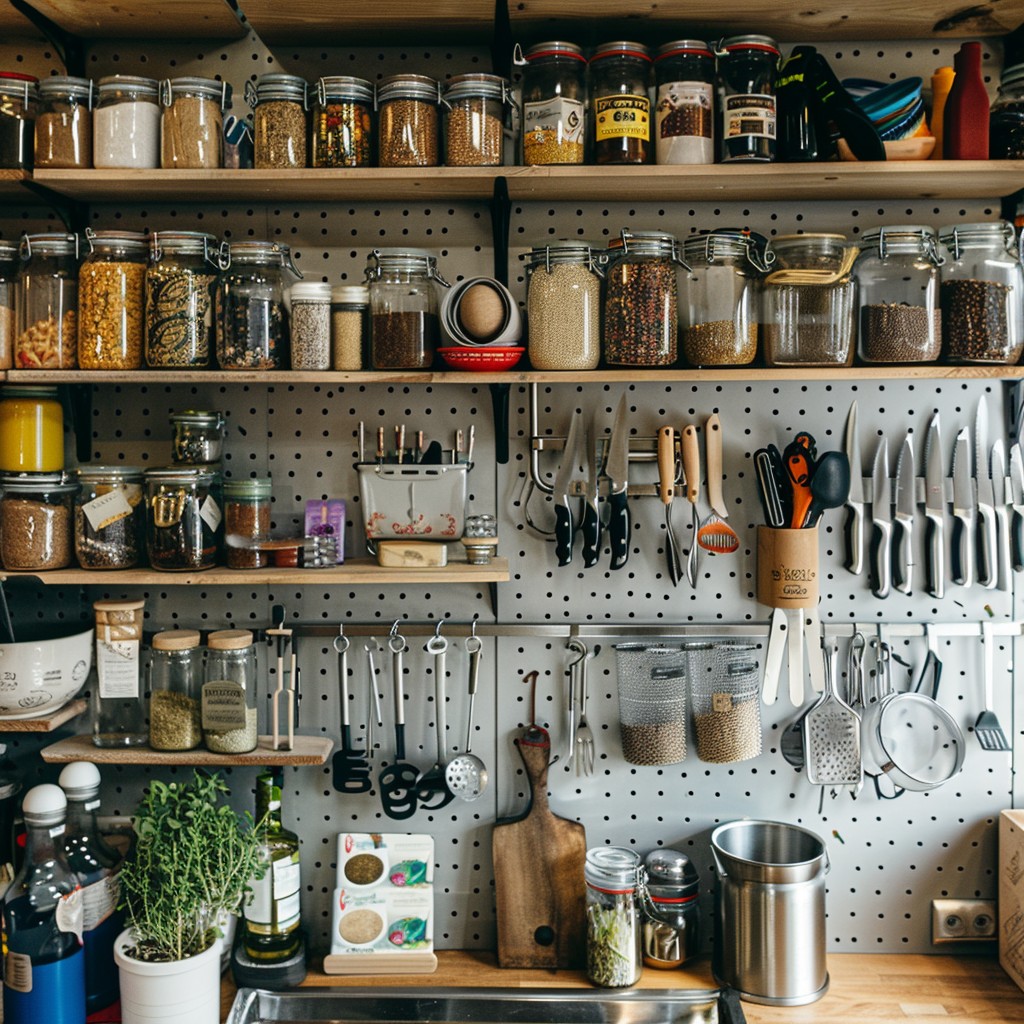 Magnetic Mastery - Kitchen Storage Cabinet Ideas