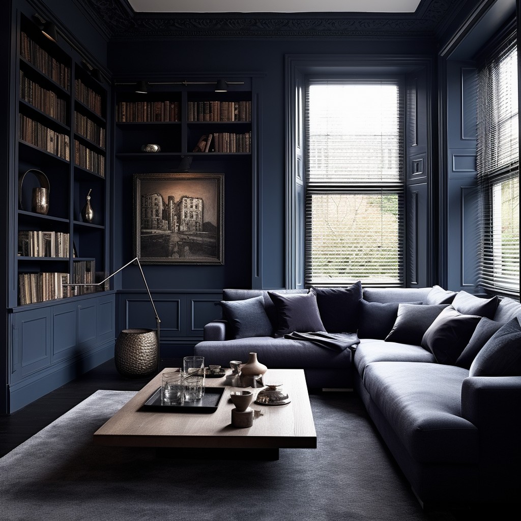 Make Your Room Look Unique with Grey and Blue Combination - Navy Blue and Slate Grey