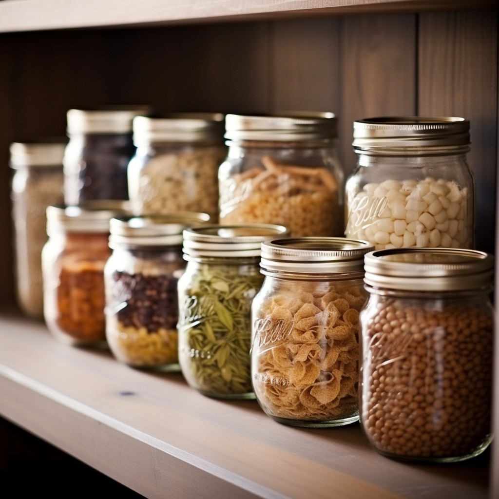 Mason Jar Storage Simple Kitchen Organization Ideas