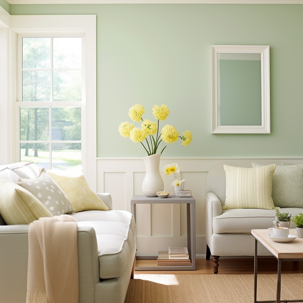 Minty Fresh and Soft Yellow and Green Mix Color